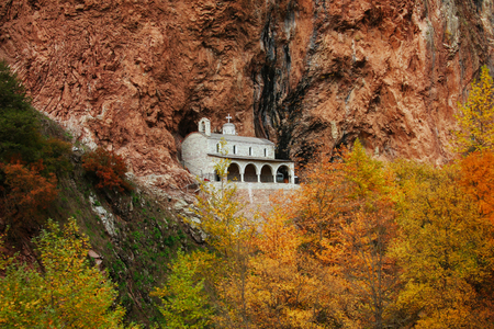 Saint Nikolaos church in Pindos mountain, Trikala area, Greeceの写真素材