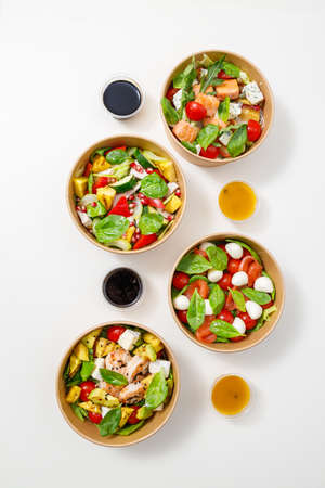 Dietary and vegeterian food for lunch or breakfastの写真素材