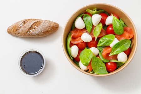 Top view of home made and tasty foodの写真素材
