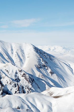 beautiful rocks under blue skyの写真素材