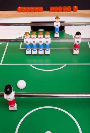 Toy football players