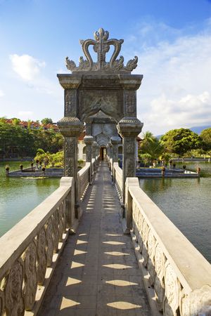 Bali, Indonesia, Imperial swimming bathsの写真素材
