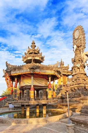 Ancient temple on a hill slope. Indonesia. Bali.の写真素材