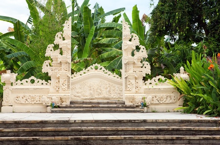 Bali. A traditional Indonesian decorの写真素材