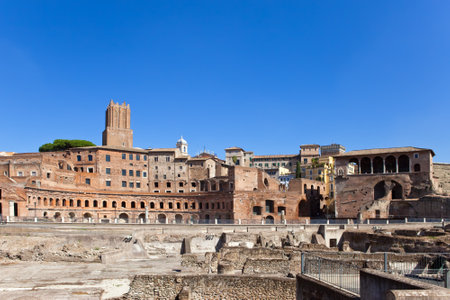 Italy. Rome. Ruins of a forum of Trajan

のeditorial素材