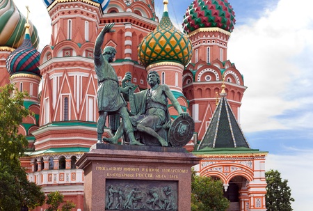Vasily Blazhennogo's cathedral(St Basil's Cathedral) . Moscow. Russia.