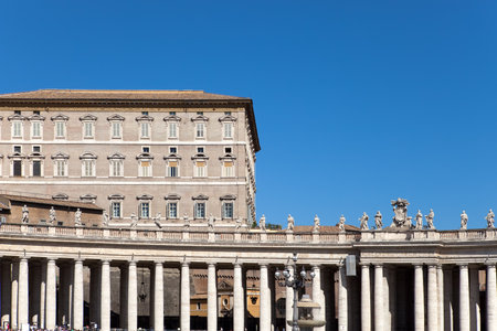 Vatican. The area before St. Peter's Cathedralのeditorial素材