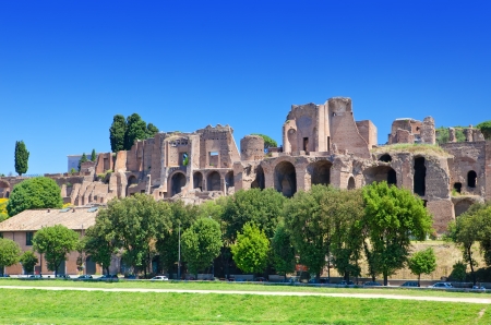 Circus Maximus. Ruins of Palatine hill, Rome, Italy.

の写真素材