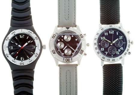 Wrist watches with several dialsの写真素材