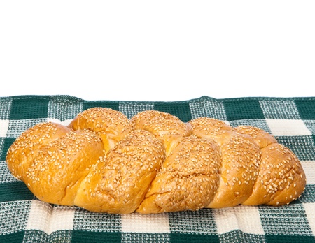  bread on white background