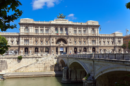 The Supreme Court of Cassation in Rome, Italyのeditorial素材