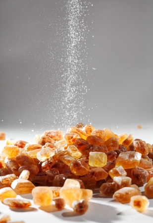 candy brown sugar の写真素材