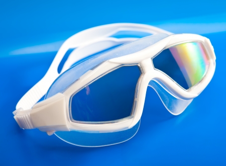 glasses, swimming mask, with an antiglare coveringの写真素材