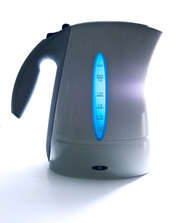 electric tea kettleの写真素材