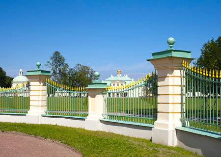 Russia. Petersburg. Oranienbaum (Lomonosov). lower park. Big Menshikovsky palace.のeditorial素材