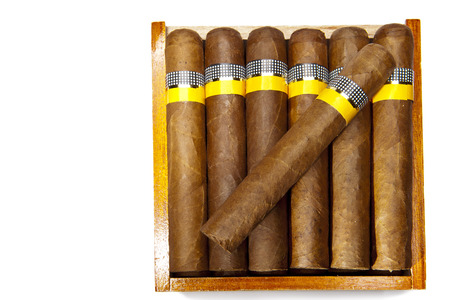 The Cuban cigars, hand madeの写真素材