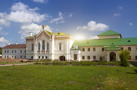 Tikhvin Assumption Monastery, a Russian Orthodox, (Tihvin, Saint Petersburg region, Russia)の写真素材