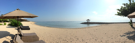 Sandy sea coast . Bali. Indonesiaの写真素材