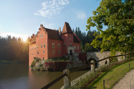 Cervena Lhota. Czech Republic.のeditorial素材