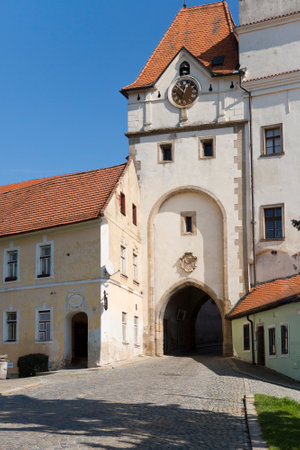 Jindrichuv Hradec castle in South Bohemia, Czech Republicのeditorial素材