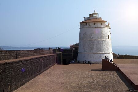 India. Goa. Aguada fort.の写真素材