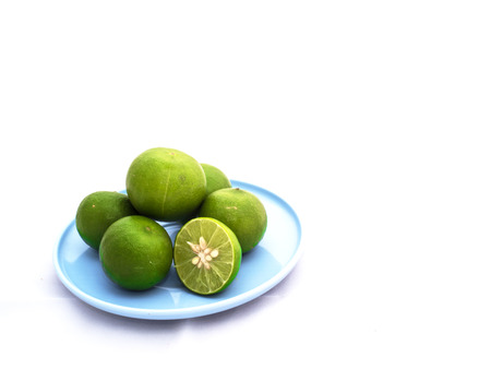 lemon in White backgroundの写真素材