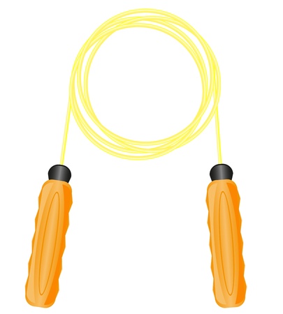 jump rope for fitness vector illustration isolated on white backgroundの写真素材