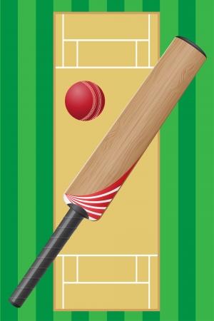 cricet sport game illustrationの写真素材