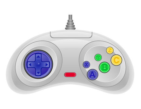 joystick for gaming console vector illustration  のイラスト素材