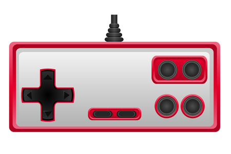 joystick for gaming console vector illustration  のイラスト素材