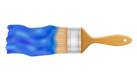paint brush vector illustration isolated on backgroundの写真素材