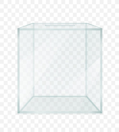 ballot box for election voting vector illustration isolated on white backgroundのイラスト素材