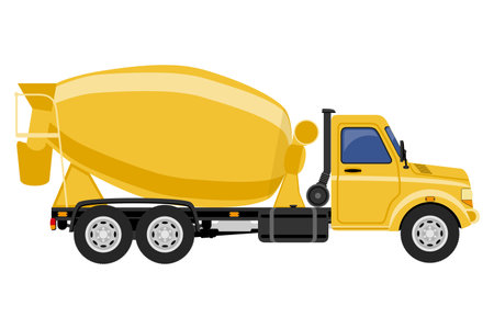 transport for the transportation of goods or passengers flat icon vector illustration isolated on white backgroundのイラスト素材