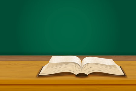 open book with pages vector illustration isolated on white backgroundのイラスト素材