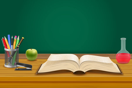 open book with pages vector illustration isolated on white backgroundのイラスト素材