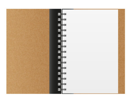 notebook for daily notes and reminders notepad cartoon stock vector illustration isolated on white backgroundのイラスト素材