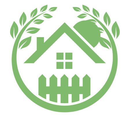 gardenig club logo for your business or company vector illustration isolated on white backgroundのイラスト素材