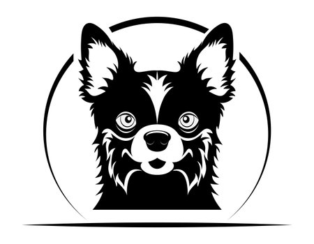 grooming pet cats and dogs logo for your business or company vector illustration isolated on white backgroundのイラスト素材