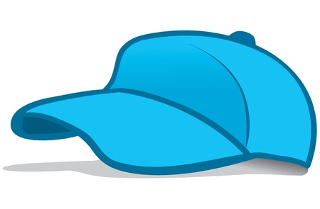 Illustration of a blue baseball capのイラスト素材