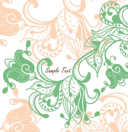 abstract flowers create a beautiful backgroundのイラスト素材