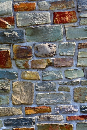 stone wall as a background, in small city Banneux, Belgium の写真素材