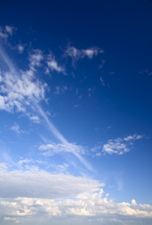 Beautiful white summer clouds as interesting  sky backgroundの写真素材