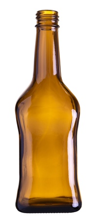 Close up of a seasoning bottle isolated on white backgroundの写真素材