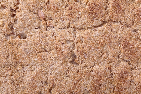 Close up of a crispbread with sesame seeds as a food backgroundの写真素材