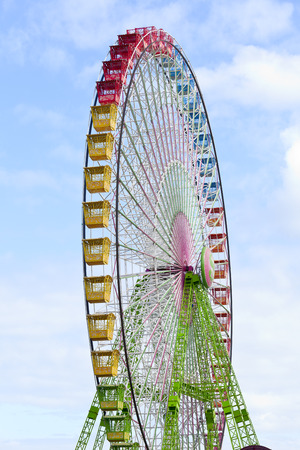 Ferris wheel in Puerto de la Cruz, Tenerife, Canary Islands, Spain.のeditorial素材