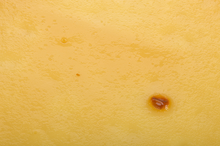Cheese cake surface as a food background, focus stacking.の写真素材