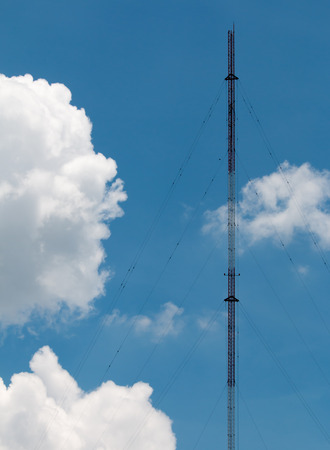 Telecom pole and the blue sky.の写真素材