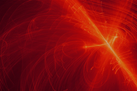 red glow energy wave. lighting effect abstract background. This image is suitable for any purpose, such as science, fantastic, sci-fi, horror, supernatural and etc.の写真素材