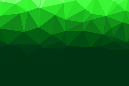 green geometric rumpled triangular low poly origami style gradient illustration graphic background.の写真素材