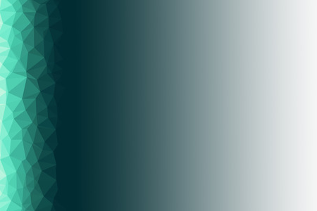 green geometric rumpled triangular low poly origami style gradient illustration graphic background.の写真素材